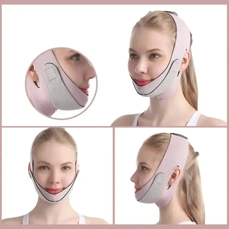 J...Slimming Face Belt Lifting Double Chin Face Mask Tight But Not Strangling Suitable For All Kinds Of Face Shape Slimming Tool