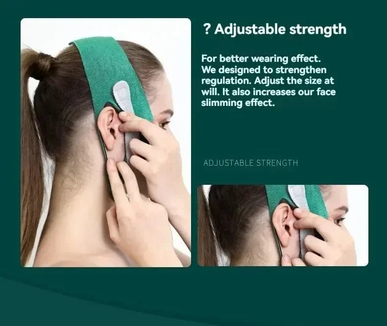 J...Slimming Face Belt Lifting Double Chin Face Mask Tight But Not Strangling Suitable For All Kinds Of Face Shape Slimming Tool