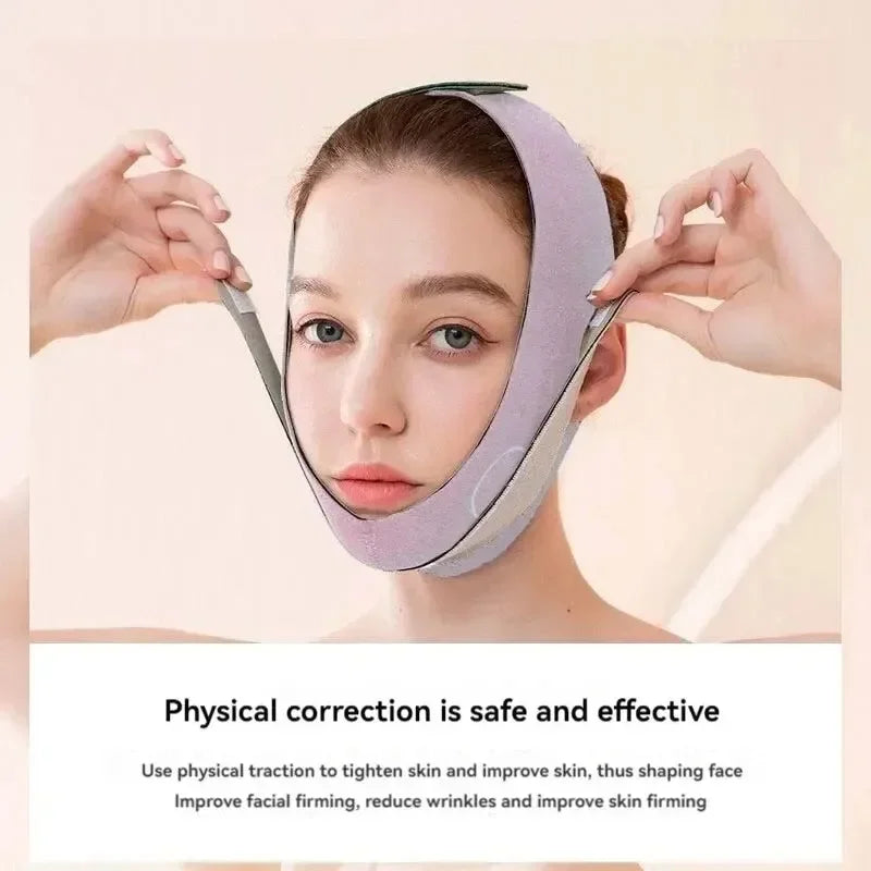 J...Slimming Face Belt Lifting Double Chin Face Mask Tight But Not Strangling Suitable For All Kinds Of Face Shape Slimming Tool
