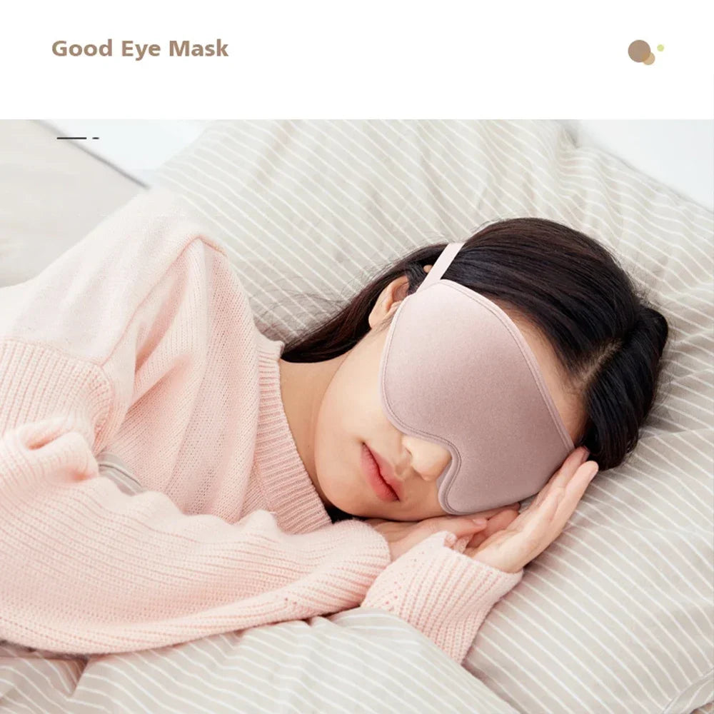 Sleep Mask,3D Deep Contoured Eye Covers for Sleeping,99% Block Out Light Eye Mask,with Adjustable Strap for Sleeping,Traveling