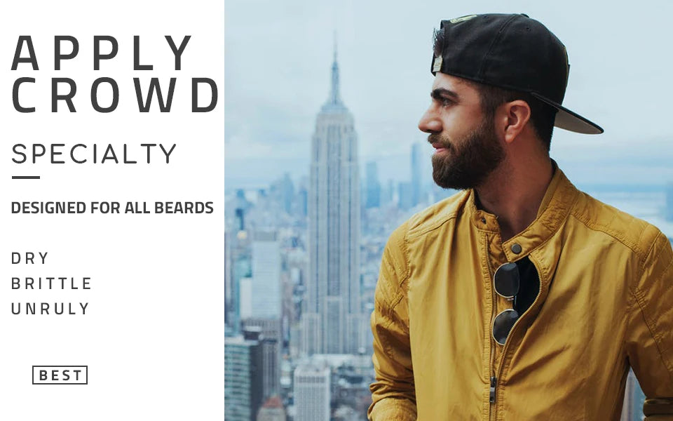 Natural Beard Balm Wax Beard Growth Oil for Men Moisturizing Smoothing Beard Styling Professional Care Cream Skin Care