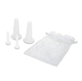 4 Pcs  Silicone Facial Cupping Set Vacuum Massage Cup Kit Natural Silicone Facial Massage Cup Anti-Aging Beauty Tool